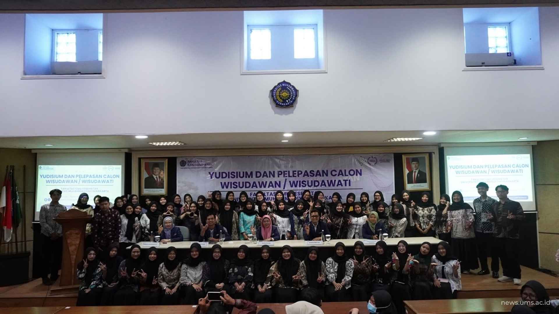 125 Calon Wisudawan FIK UMS Siap Lanjutkan Pengabdian di Bidang Kesehatan
