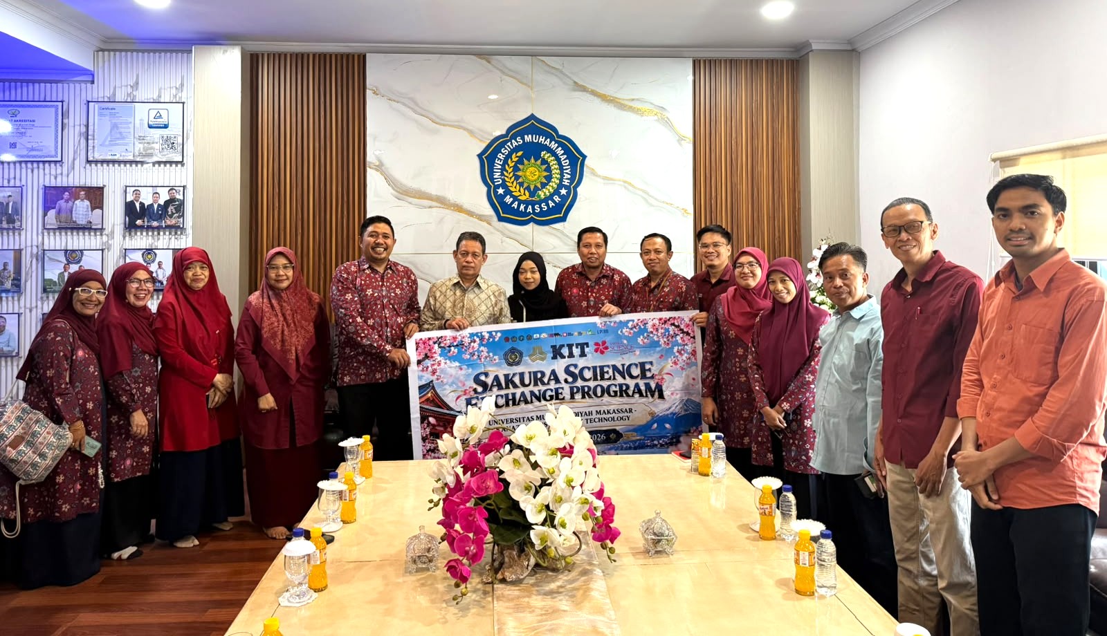 Tiga Mahasiswa Teknik Unismuh Terbang ke Jepang, Belajar Teknologi lewat Sakura Science Program