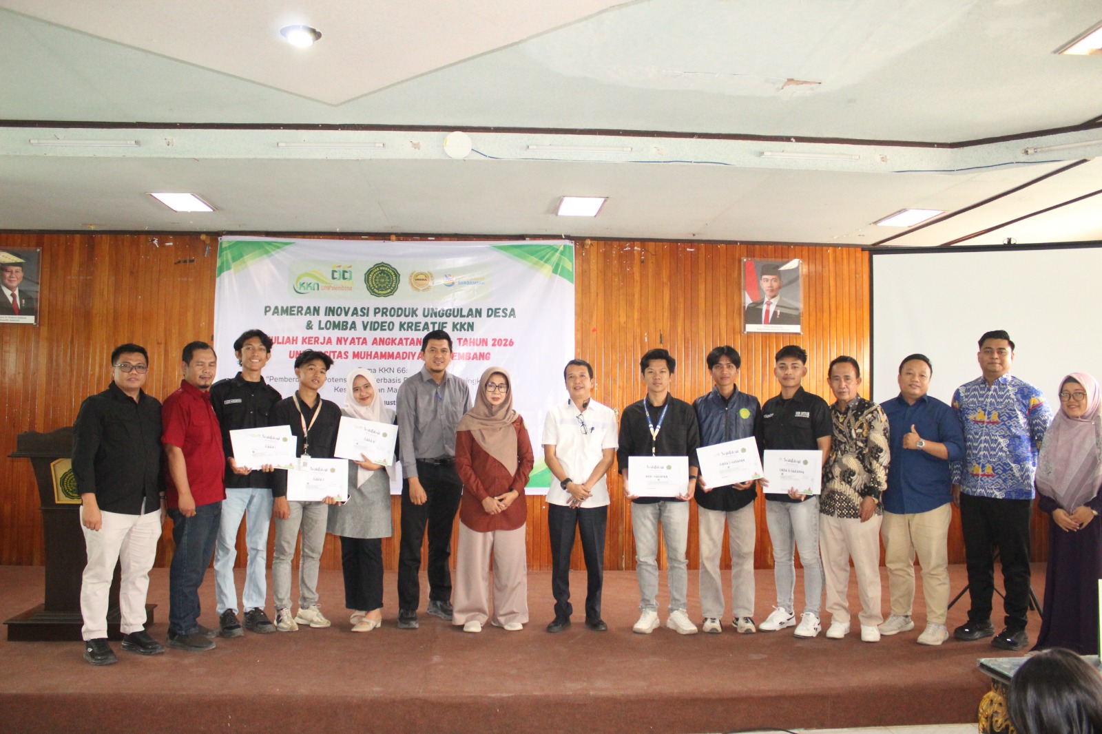 Dari Teh Kulit Nanas hingga Poriket Ampas Tebu: Inovasi Mahasiswa Universitas Muhammadiyah Palembang Pukau Pameran KKN Angkatan 66